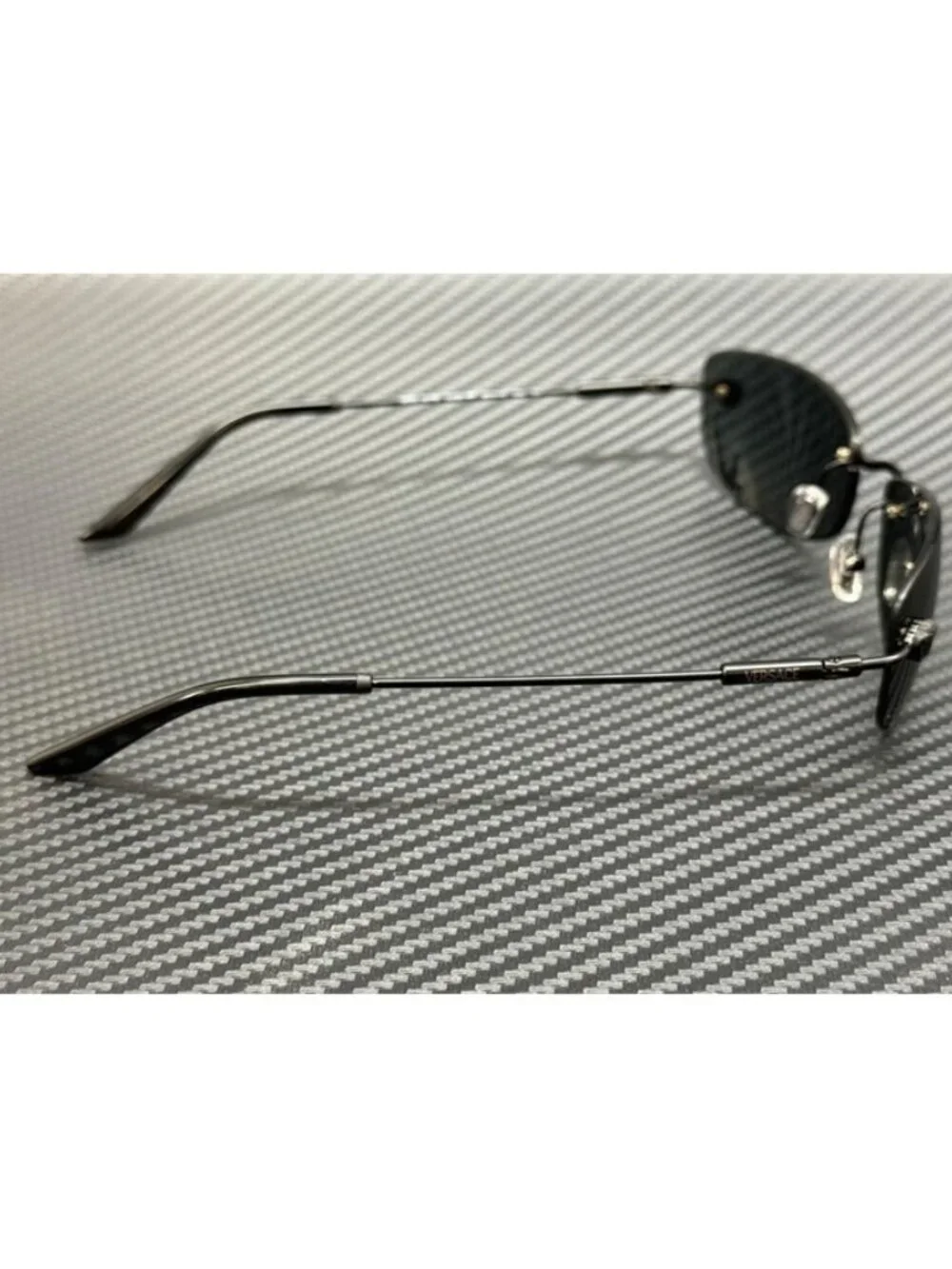 New Versace Men Matte Black Sunglasses 60-18-135